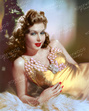 Ann Miller Alluring Glamour 1942 by WHITEY SCHAFER | Hollywood Pinups Color Prints