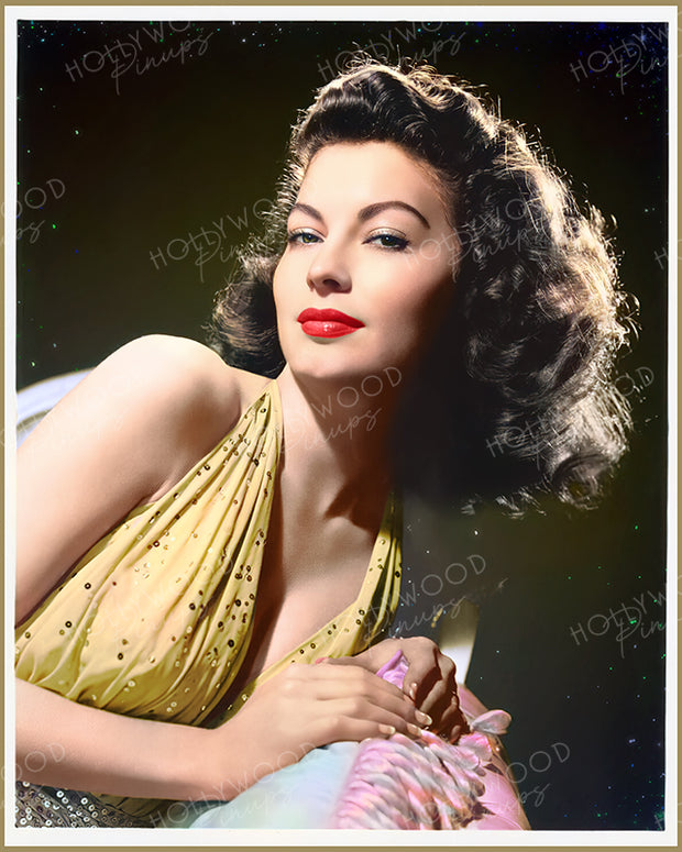 Ava Gardner Seductive Glamour by ERIC CARPENTER 1944 | Hollywood Pinups Color Prints