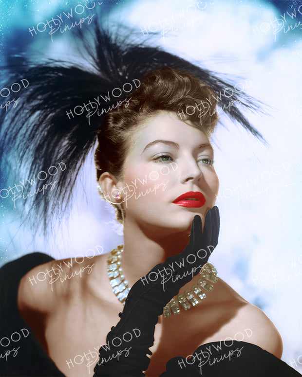 Ava Gardner Timeless Beauty 1948 | Hollywood Pinups Color Prints