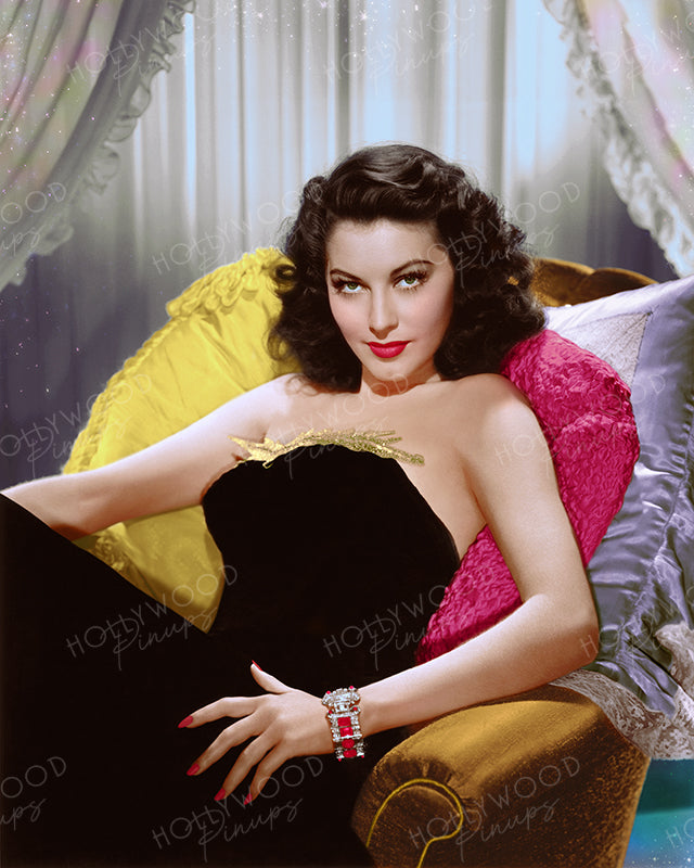 open lace back dress Ava Gardner by CLARENCE BULL 1944