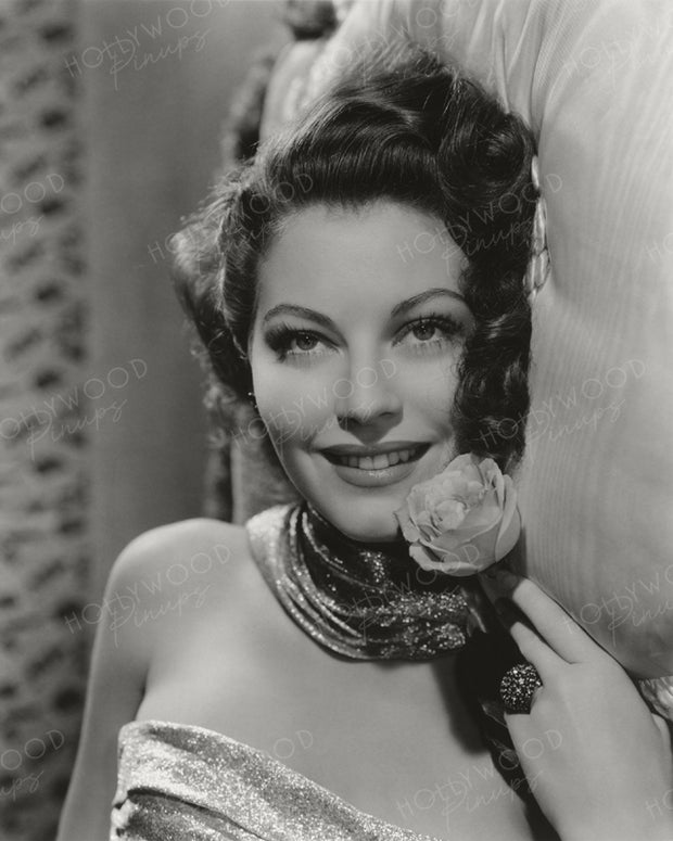 Ava Gardner Pink Rose 1944 | Hollywood Pinups | Film Star Colour and B&W Prints