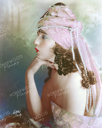 Bebe Daniels Enchanting Profile 1922 by WITZEL | Hollywood Pinups Color Prints