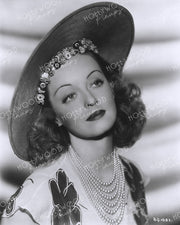 Bette Davis Floral Crown 1938 | Hollywood Pinups Color Prints