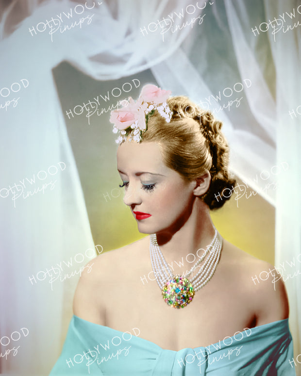 Bette Davis Luminous Beauty 1937 | Hollywood Pinups Color Prints
