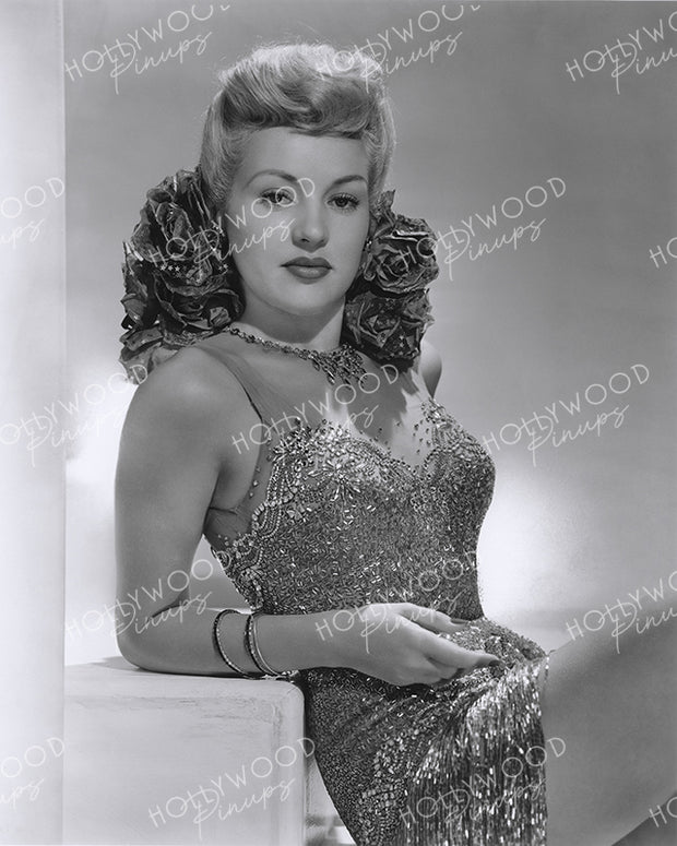 Betty Grable Glittering Glamour 1942 | Hollywood Pinups Color Prints