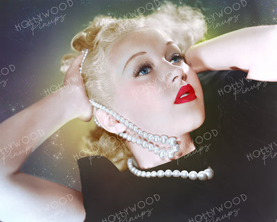 Betty Grable Pearl Blonde 1937 | Hollywood Pinups Color Prints