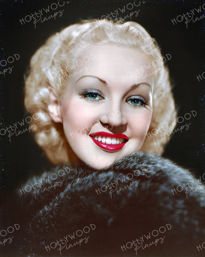 Betty Grable Powder Blonde 1936 by ERNEST BACHRACH | Hollywood Pinups Color Prints