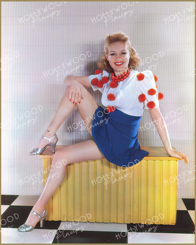 Betty Grable Million Dollar Legs 1939 | Hollywood Pinups | Film Star Color and B&W Prints