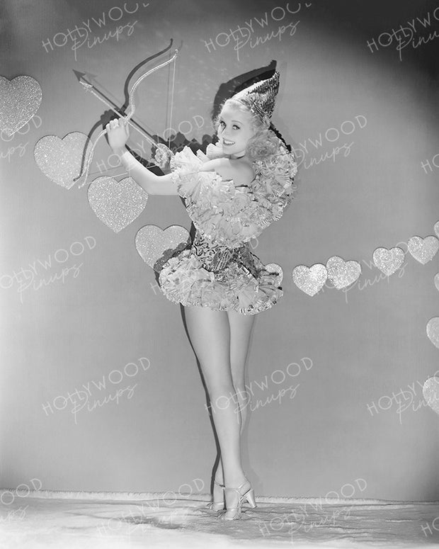 Betty Grable Valentines Cupid 1937 | Hollywood Pinups Color Prints