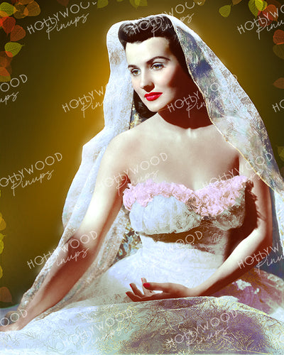Brenda Marshall Dreamy Lace 1941 by WELBOURNE | Hollywood Pinups Color Prints
