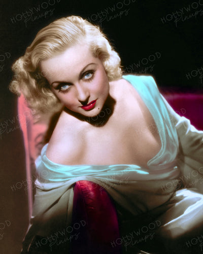 Carole Lombard Precode Allure 1933 | Hollywood Pinups | Film Star Colour and B&W Prints