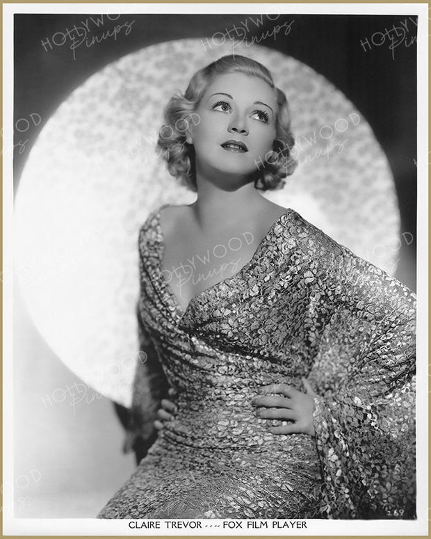 Claire Trevor Shimmering Star by AUTREY 1934 | Hollywood Pinups Color Prints