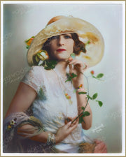 Claire Windsor Floral Dreams by FRED HARTSOOK 1925 | Hollywood Pinups Color Prints