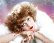 Clara Bow Luminous Closeup 1928 by RICHEE | Hollywood Pinups Color Prints