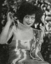Clara Bow Shimmering Pearls 1927 | Hollywood Pinups | Film Star Colour and B&W Prints