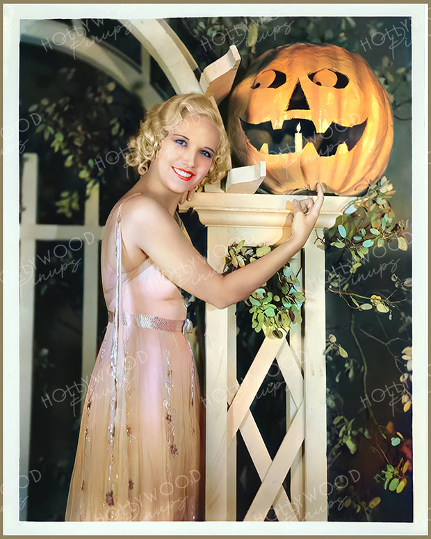 Claudia Dell JACK O LANTERN 1930 by Fred Archer | Hollywood Pinups Color Prints