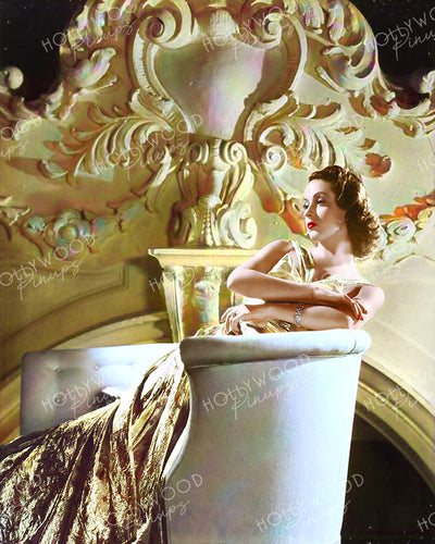 Danielle Darrieux Golden Glimmer 1938 by RAY JONES | Hollywood Pinups Color Prints