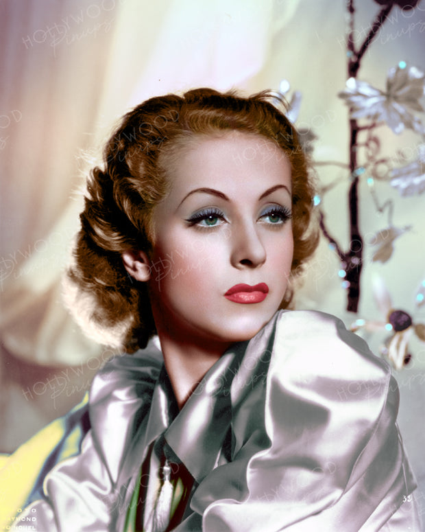Danielle Darrieux Silver Shimmer 1936 | Hollywood Pinups | Film Star Colour and B&W Prints