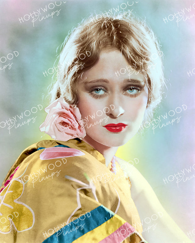 Dolores Costello Rose Beauty 1927 | Hollywood Pinups Color Prints