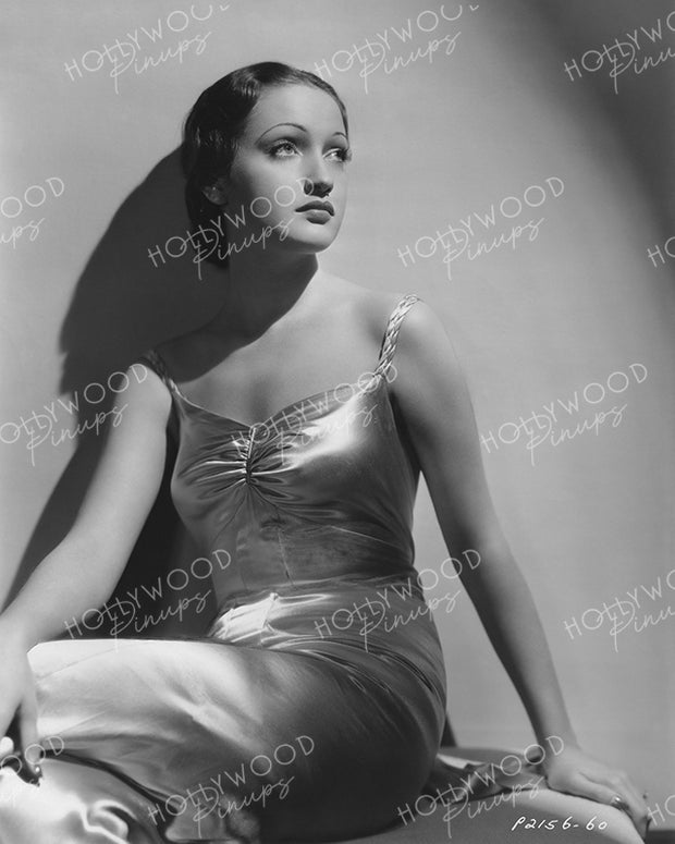 Dorothy Lamour Slinky Satin 1936 | Hollywood Pinups Color Prints