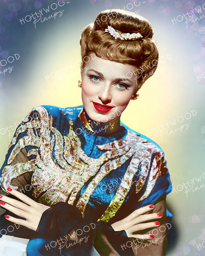 Eleanor Parker Exotic Glamour 1945 by RICHEE | Hollywood Pinups Color Prints