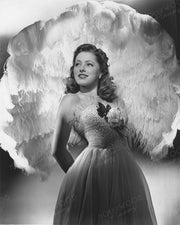 Eleanor Parker Feather Fan 1944 | Hollywood Pinups | Film Star Colour and B&W Prints