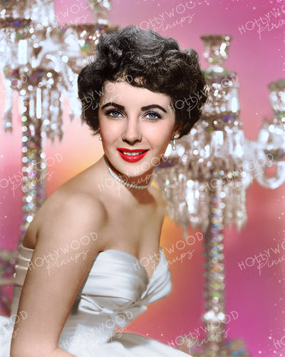 Elizabeth Taylor Dazzling Beauty 1950 | Hollywood Pinups Color Prints