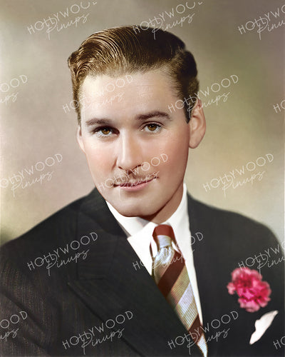 Errol Flynn by ELMER FRYER 1937 | Hollywood Pinups Color Prints