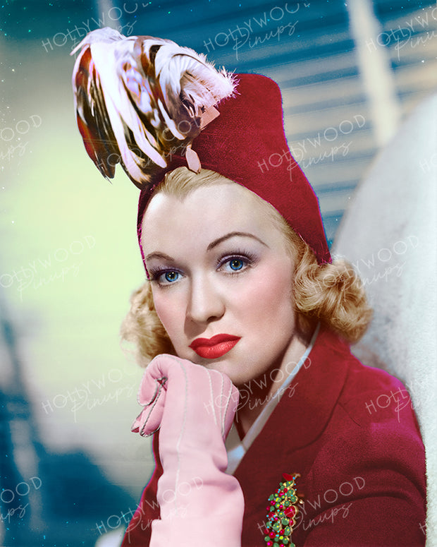 Eve Arden Stylish Chapeaux 1941 | Hollywood Pinups Color Prints