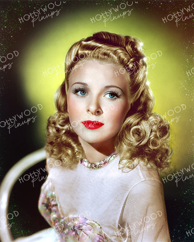 Evelyn Ankers in THE FRENCH KEY 1946 | Hollywood Pinups Color Prints