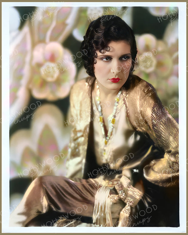 Evelyn Brent in INTERFERENCE 1928 by George Hommel | Hollywood Pinups Color Prints