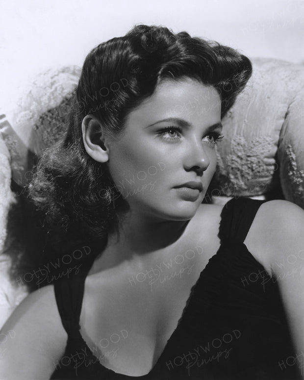 Gene Tierney Dreamy View 1940 | Hollywood Pinups | Film Star Colour and B&W Prints