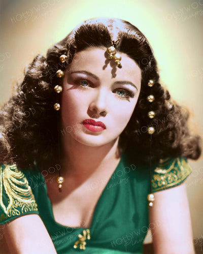 Gene Tierney SUNDOWN 1941 | Hollywood Pinups | Film Star Colour and B&W Prints