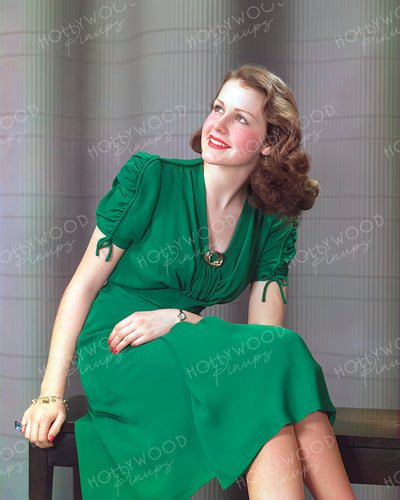 Helen Parrish Emerald Green 1940 | Hollywood Pinups Color Prints