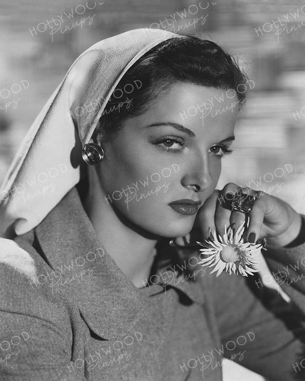 Jane Russell Delicate Daisy 1947 | Hollywood Pinups Color Prints