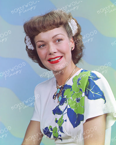Jane Wyman Floral Belle 1944 | Hollywood Pinups | Film Star Color and B&W Prints