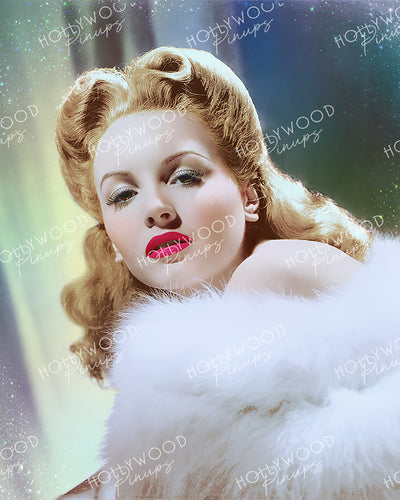 Janet Blair Glamour Puss 1944 | Hollywood Pinups Color Prints