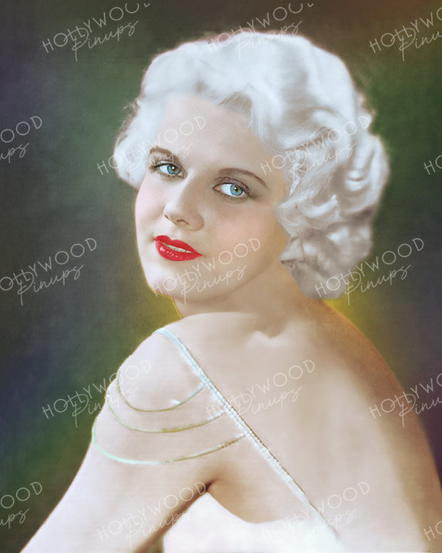Jean Harlow Blonde Doll 1930 | Hollywood Pinups Color Prints