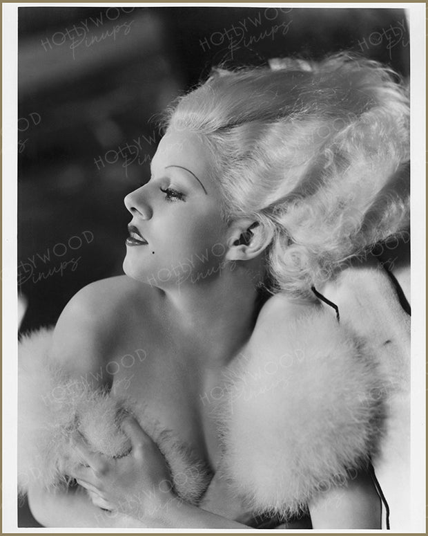 Jean Harlow DINNER AT EIGHT 1933 Sultry Profile | Hollywood Pinups Color Prints