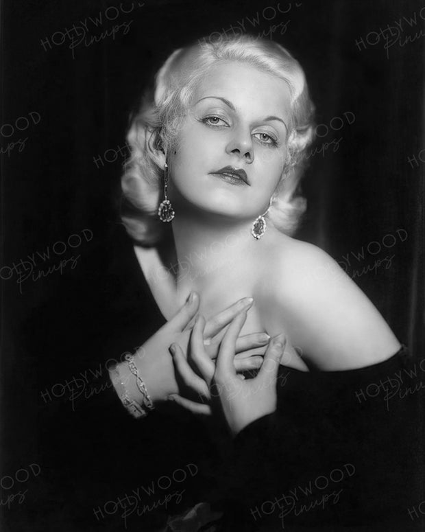 Rita Hayworth Jean Harlow Platinum Blonde (Columbia, R-1950) Lobby Cards  CGC Set