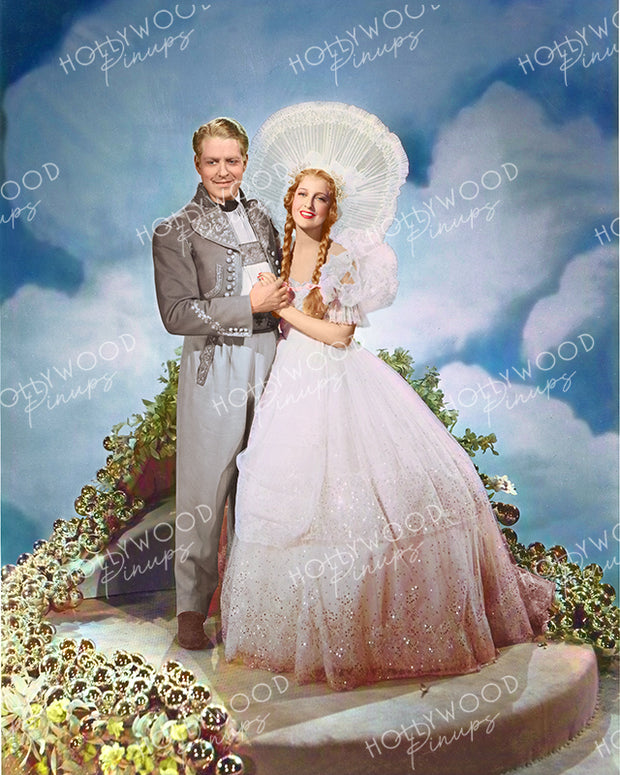 Nelson Eddy & Jeanette MacDonald in SWEETHEARTS 1938 | Hollywood Pinups Color Prints
