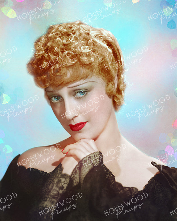 Jeanette MacDonald by CLARENCE BULL 1934 | Hollywood Pinups Color Prints