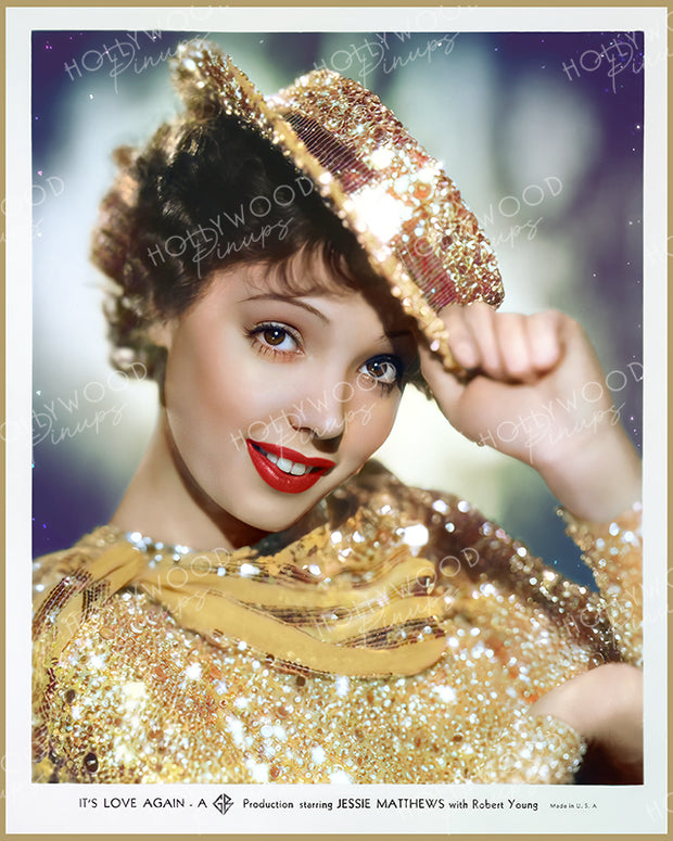 Jessie Matthews ITS LOVE AGAIN 1936 | Hollywood Pinups Color Prints