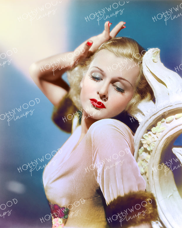 Joan Bennett Dreamy Blonde 1936 | Hollywood Pinups Color Prints