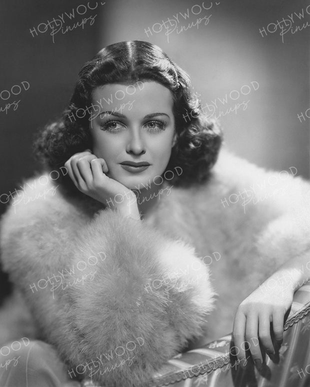 Joan Bennett Luxurious Fur 1938 | Hollywood Pinups Color Prints