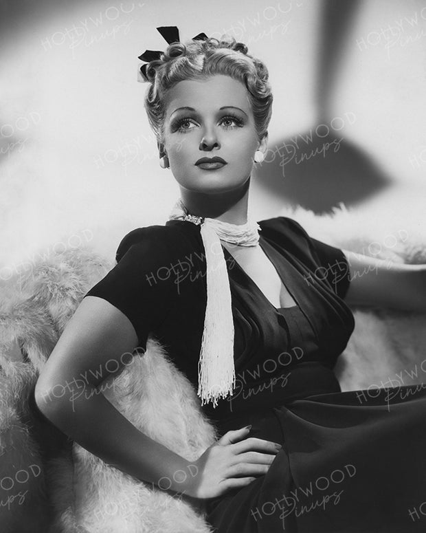 Joan Bennett Ravishing Red by BOB COBURN 1938 | Hollywood Pinups Color Prints