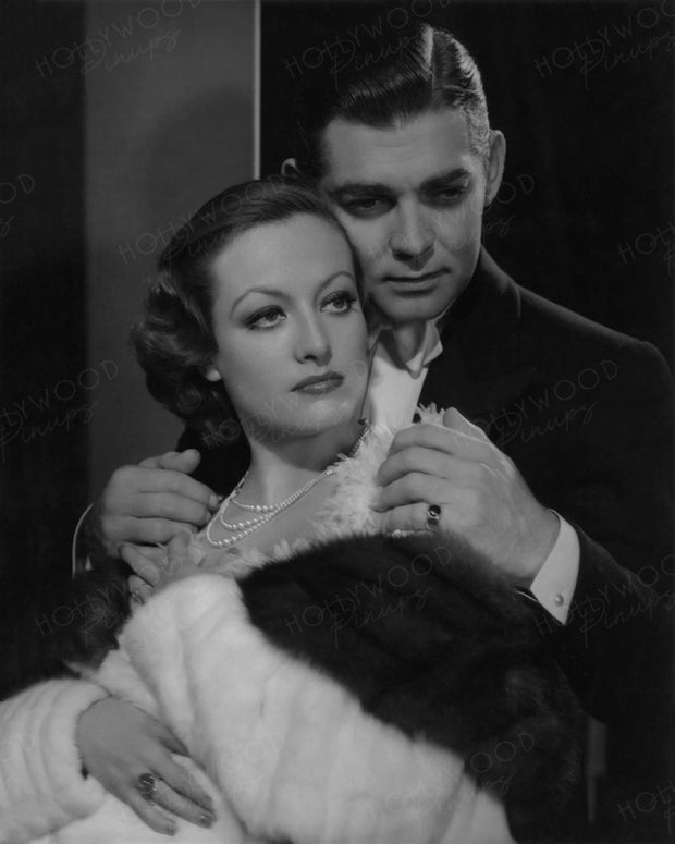 Joan Crawford & Clark Gable in POSSESSED 1931 by Hurrell | Hollywood Pinups Color Prints
