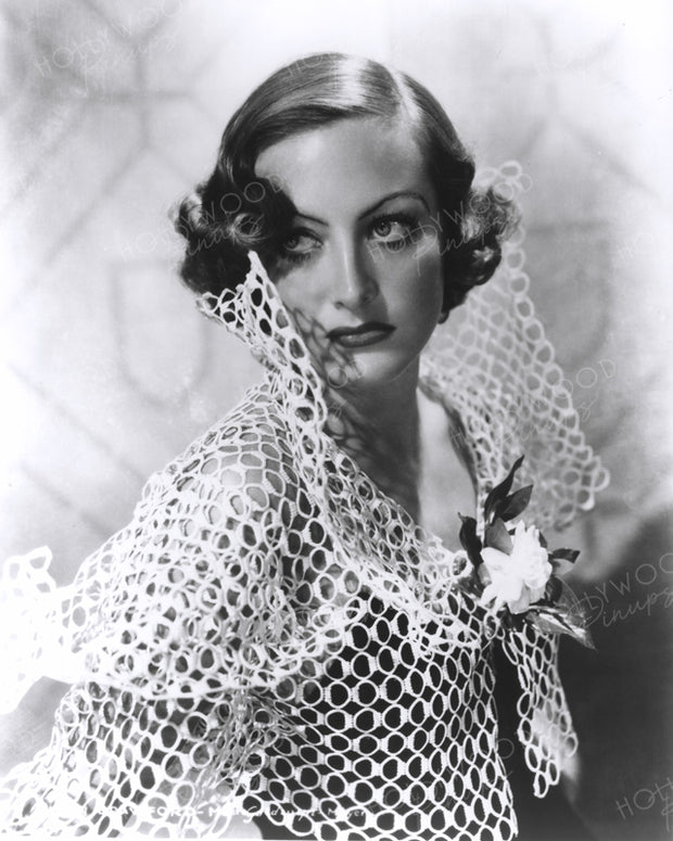 Joan Crawford Netty Lace 1934 | Hollywood Pinups | Film Star Colour and B&W Prints