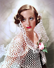 Joan Crawford Netty Lace 1934 | Hollywood Pinups | Film Star Colour and B&W Prints