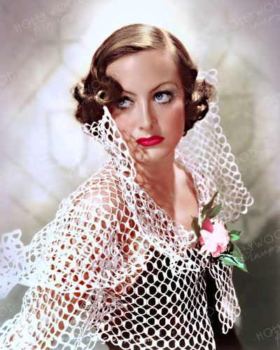 Joan Crawford Netty Lace 1934 | Hollywood Pinups | Film Star Colour and B&W Prints